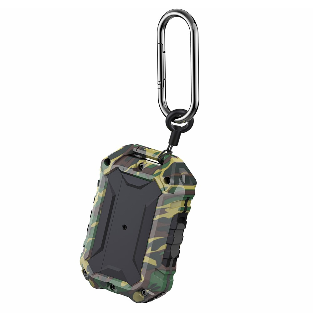 AirPods Pro Hybrid Hardcase Schutzhülle mit Karabinerhaken - Camouflage
