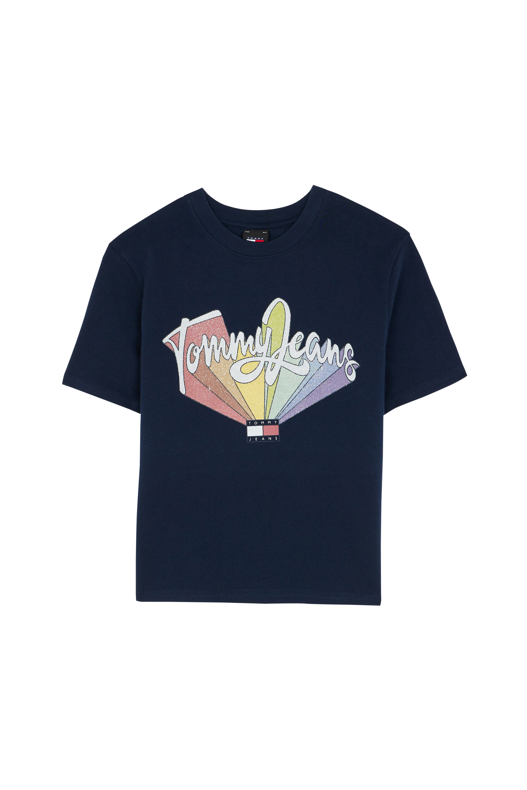 TOMMY JEANS T-shirt  TJW BXY RAINBOW FLAG Bleu