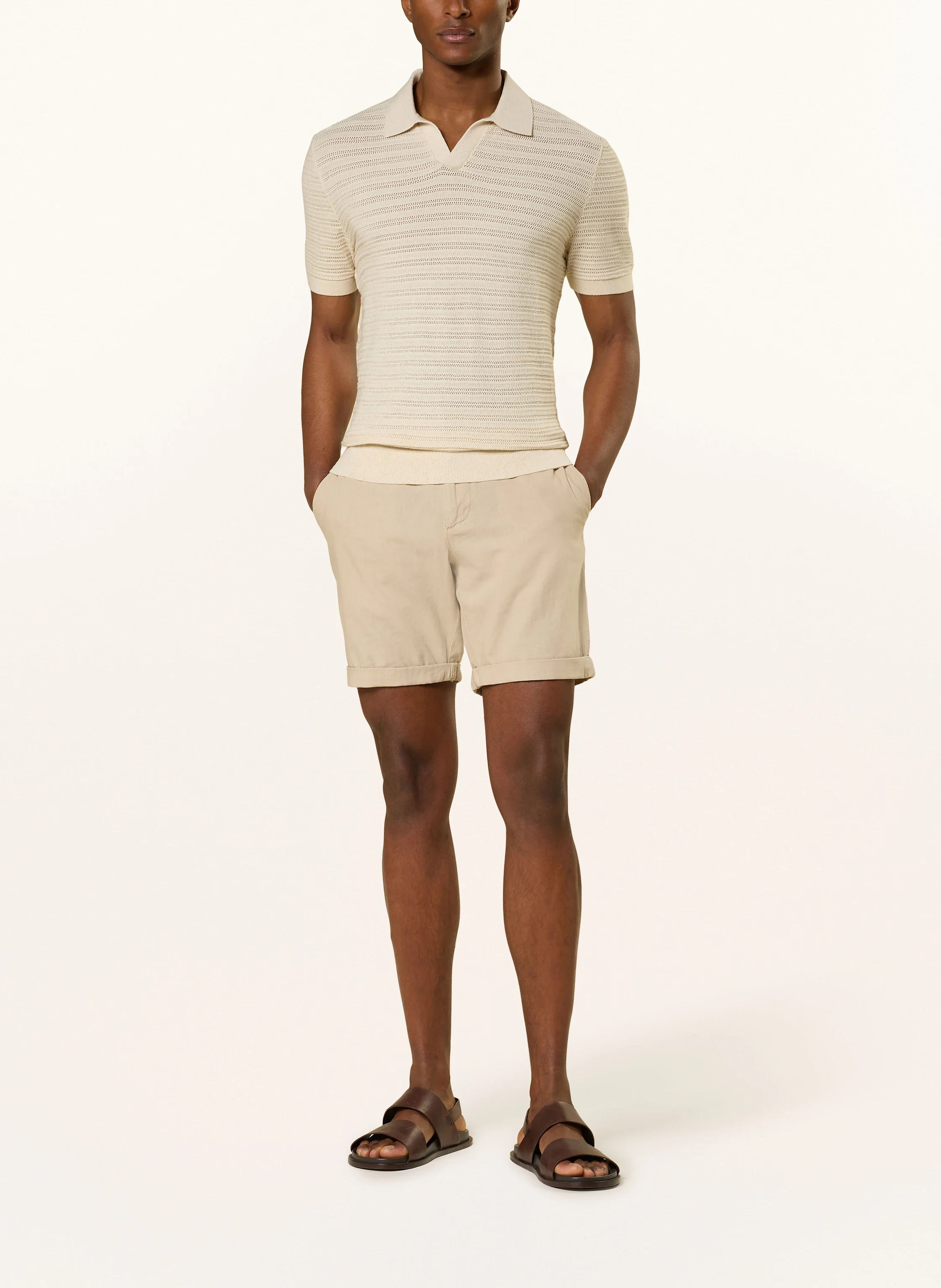 PROFUOMO Strick-Poloshirt Regular Fit
