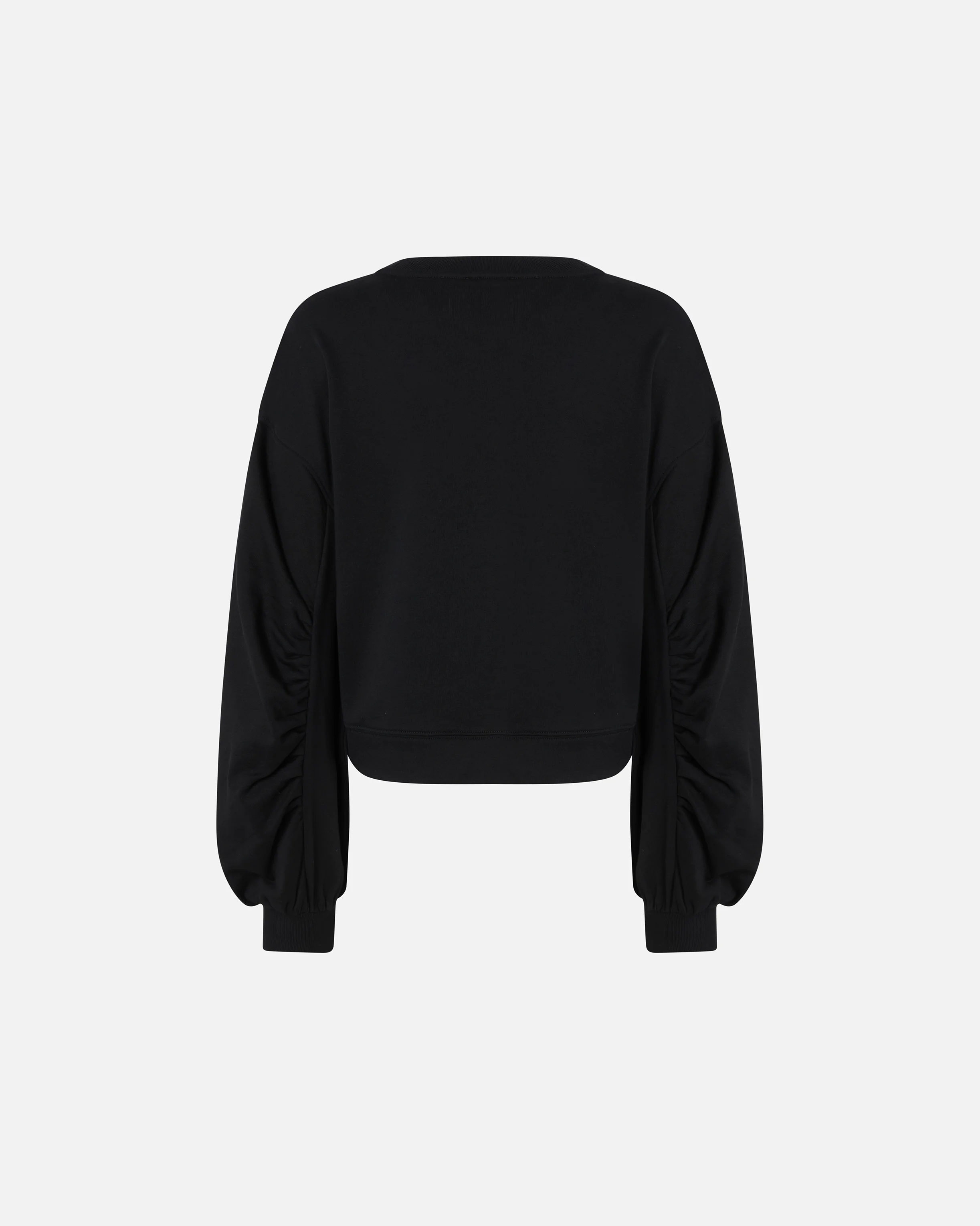 Sweat-shirt boxy avec broderie love birds | Noir