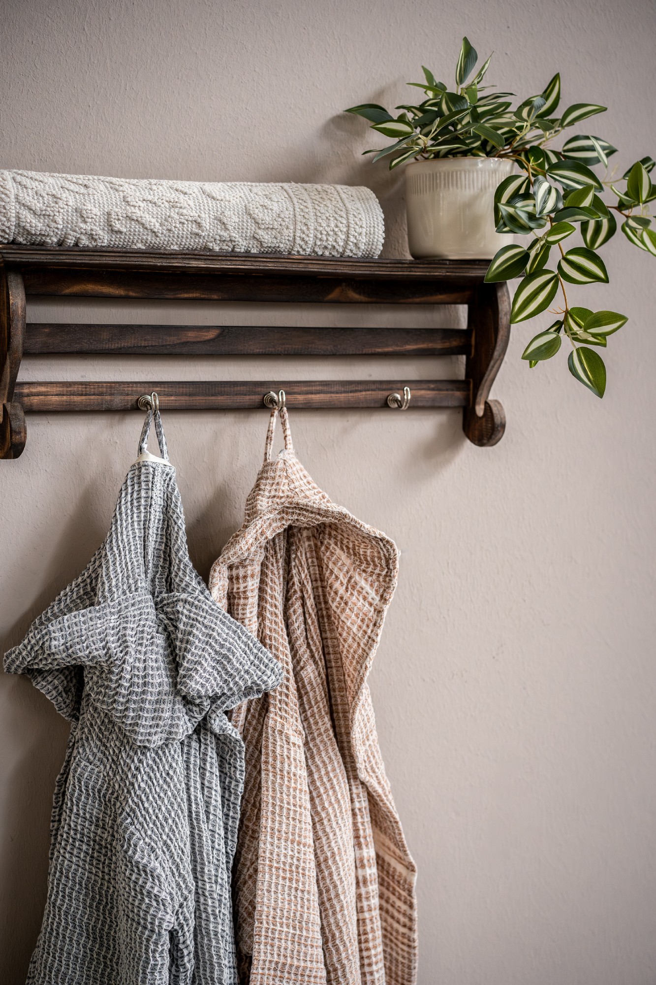 Bademantel 'Sihirli' S-XL, ohne Kapuze, zimt günstig bestellen