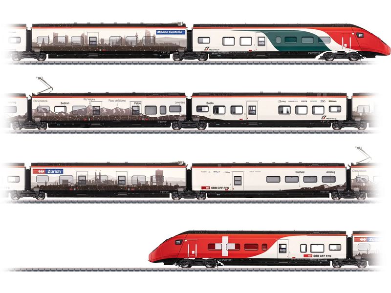 Märklin Giruno RABe 501 SBB H0, AC, VI Hochgeschwindigkeits-Triebzug RABe 501 Giruno