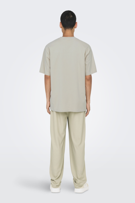 Only & Sons beige heren t-shirt