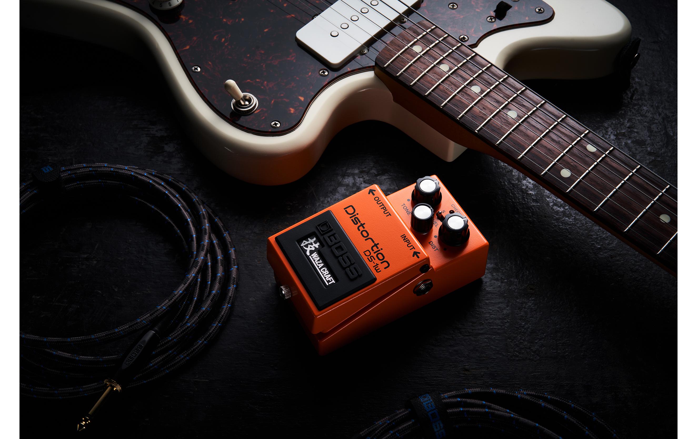 Pedal DS-1W<br>Neuauflage des Distortion-Klassikers, erweitert auf Basis der «Waza»-Handwerkskunst