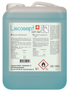 LISCOSEPT Soft Gel Händedesinfektion, 5000 ml