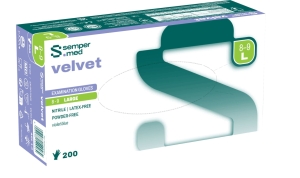 Sempermed velvet L, 200 Stück