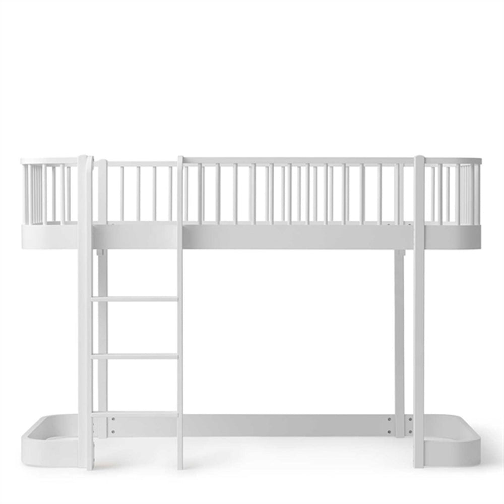 Køb Oliver Furniture Wood Halvhøj Seng Hvid
