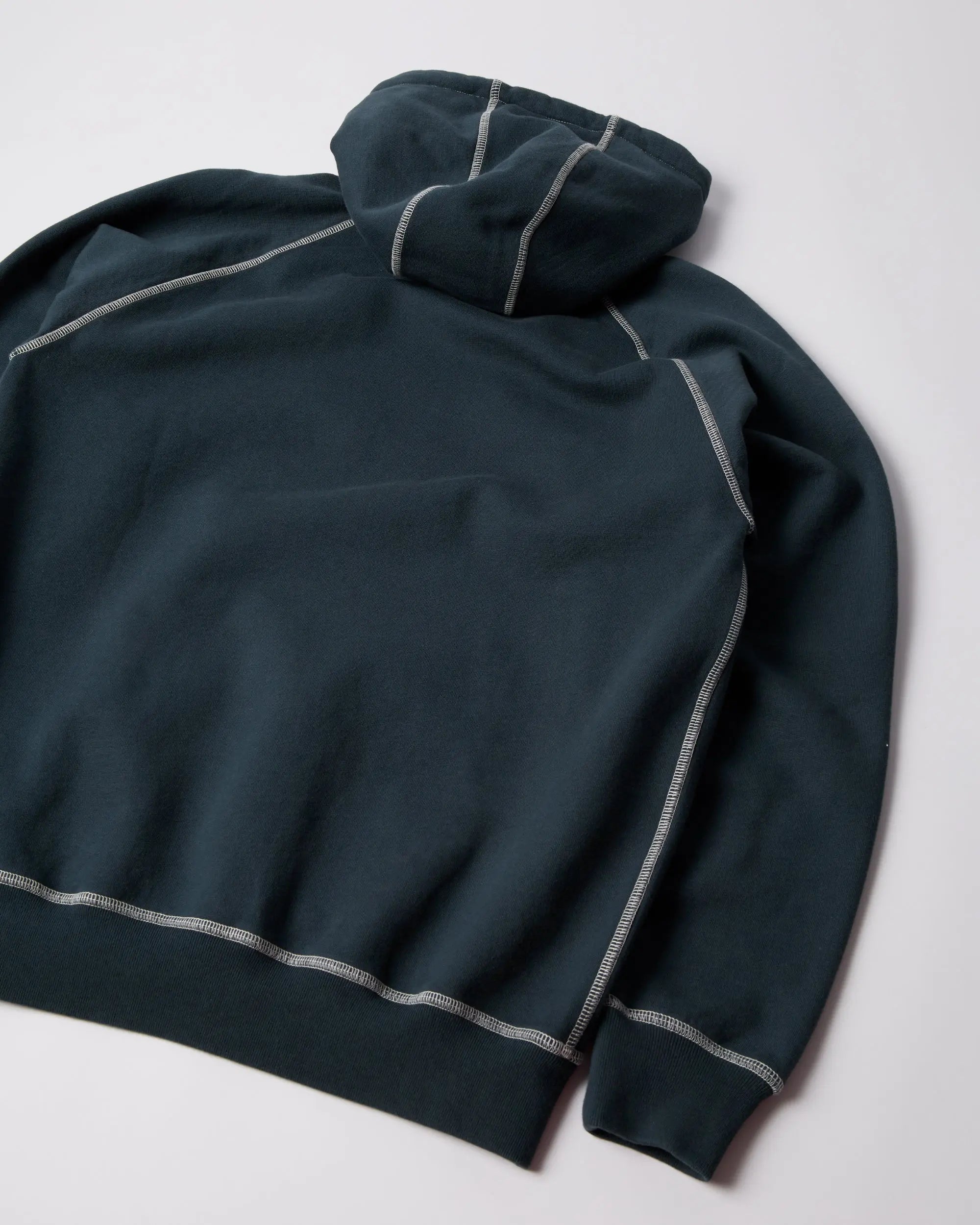byParra Circled Script Logo Hooded Sweatshirt (Dark Blue)