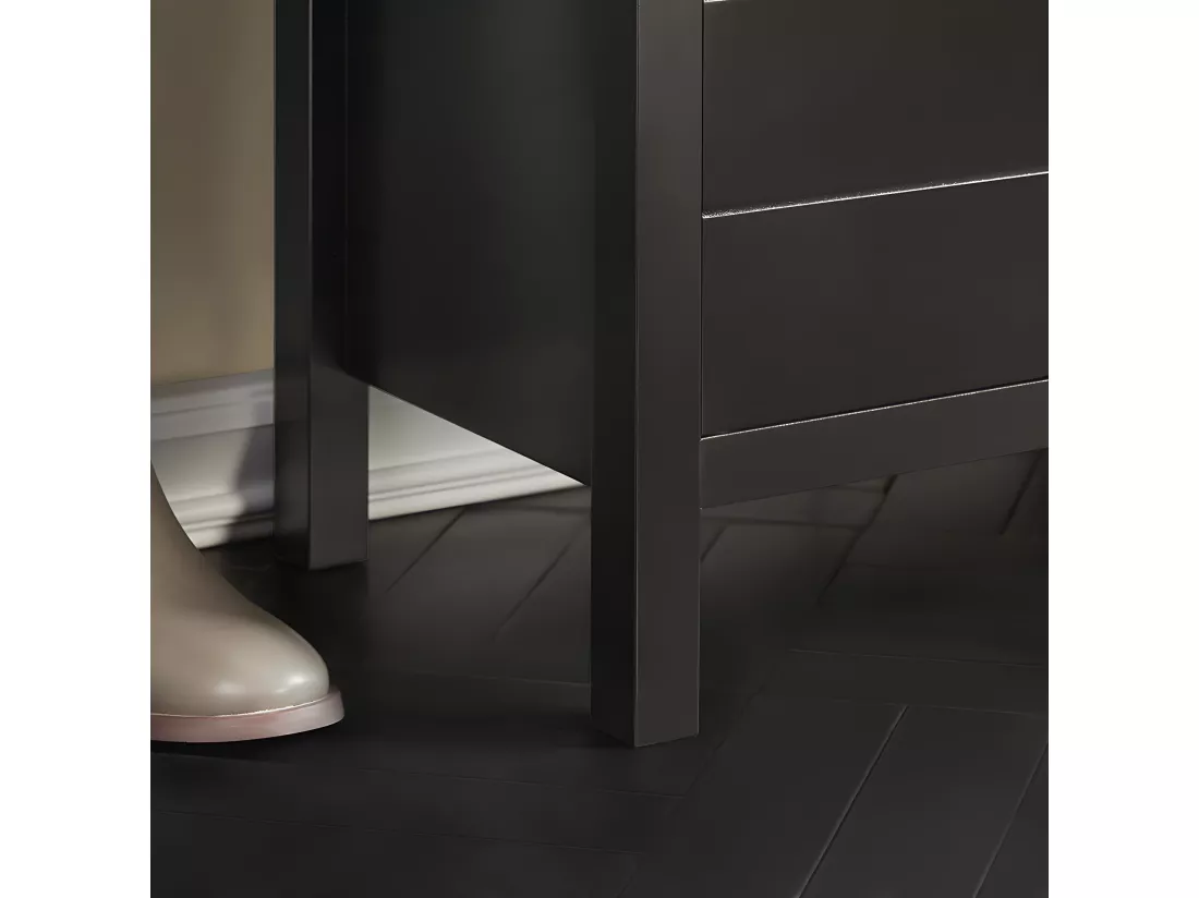 Banc De Rangement Meuble Bas Entrée Avec Coussin Rembourré Et 2 Portes, Fsr63-sch