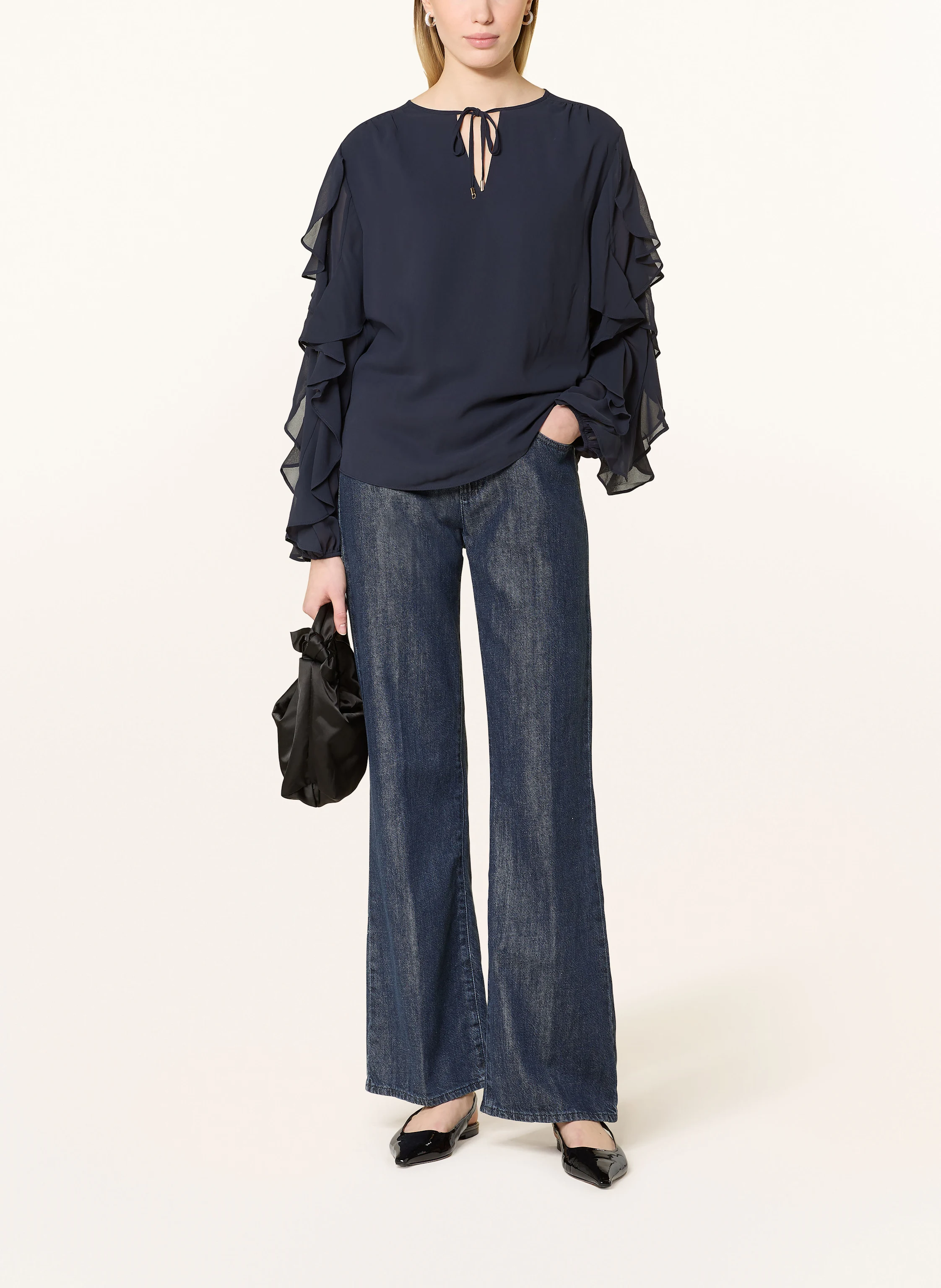 s.Oliver BLACK LABEL Blusenshirt mit Volants