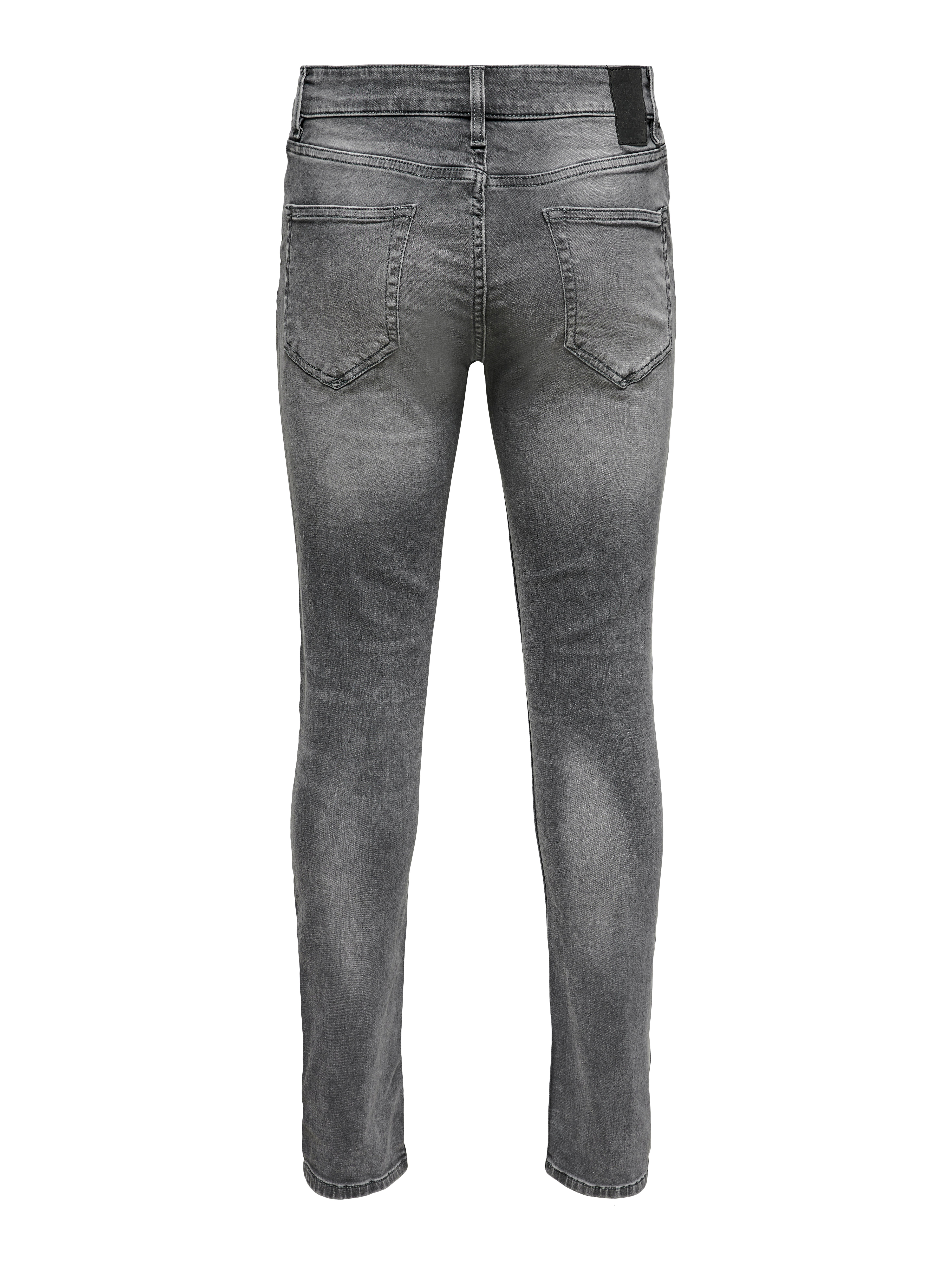 ONSLOOM Niedrige Taille Slim Fit Jeans Grey Denim
