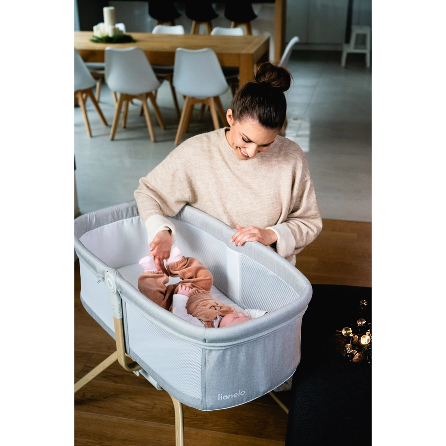 lionelo Babywiege Malin 3 in 1 Evo Beige Sand