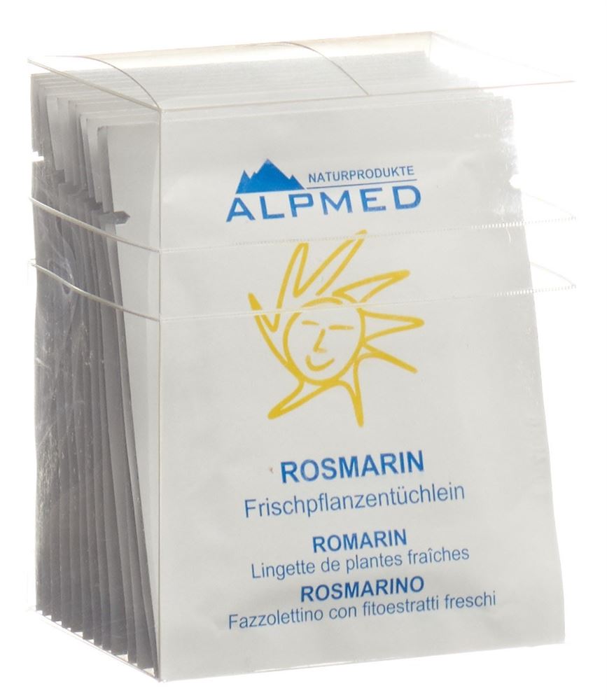 Alpmed Frischpflanzentüchlein<br>13 Stück, Rosmarin