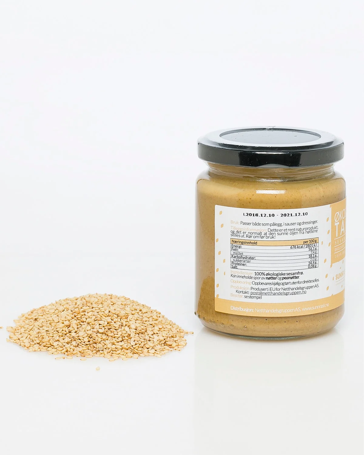 SunnRask Økologisk Tahin 250g