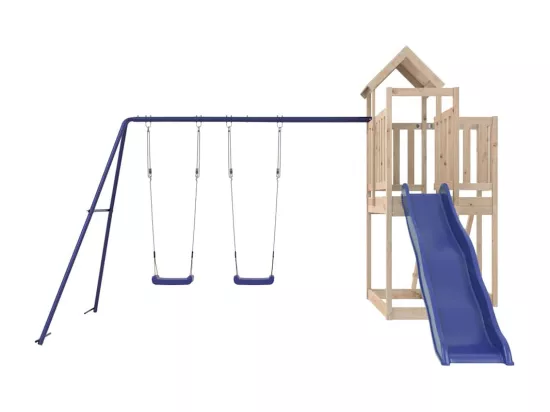 Aire de jeux d'extérieur bois de pin massif
