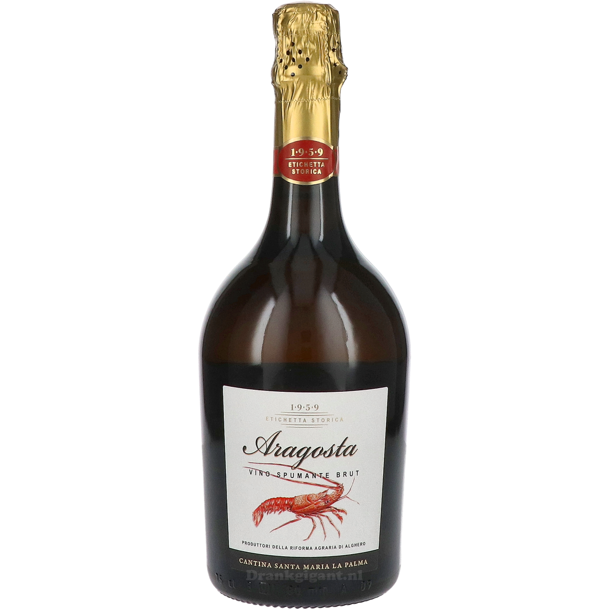 Aragosta Vino Spumante Brut 75 cl