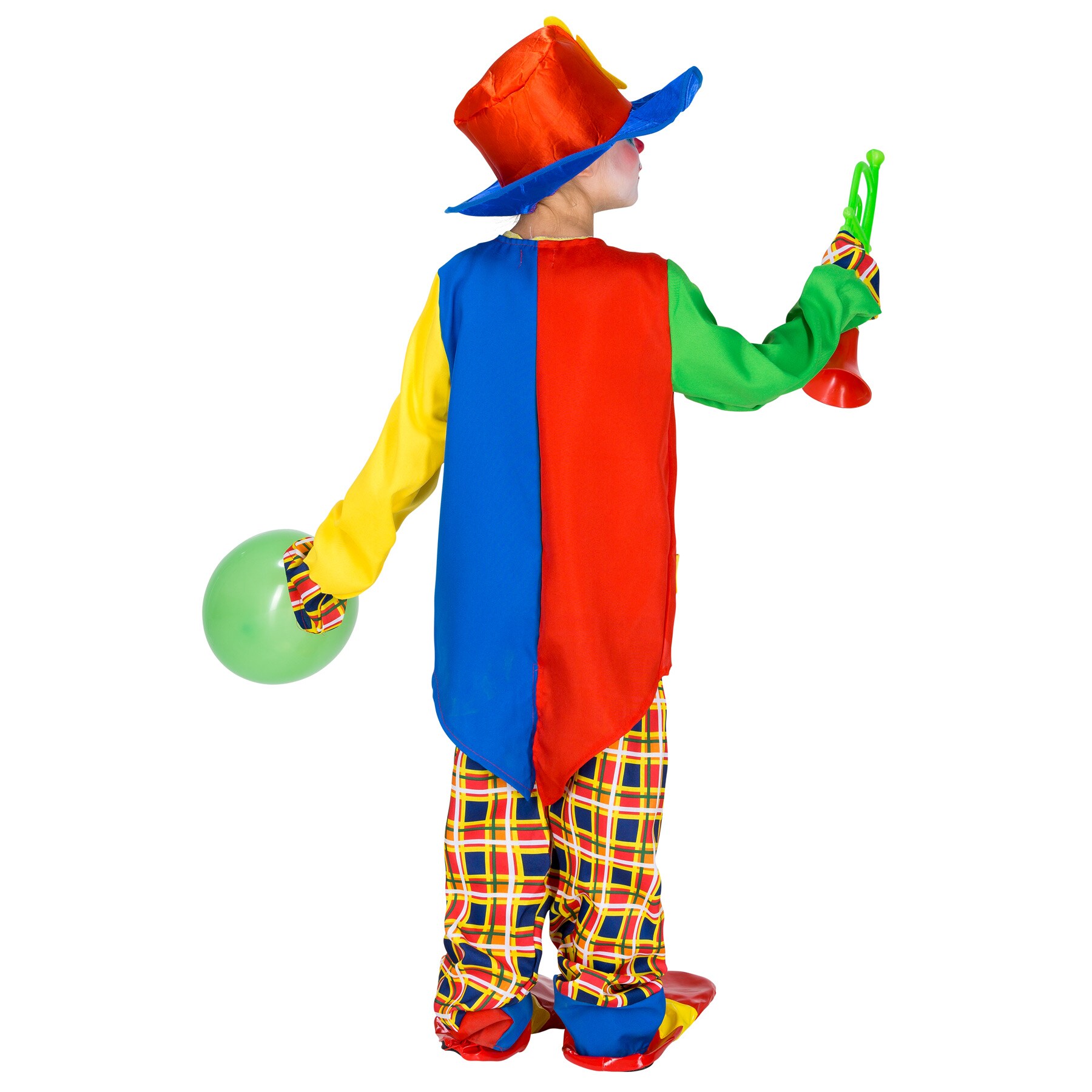 tectake® Kinder - Teenkostüm Clown Sockenschuss