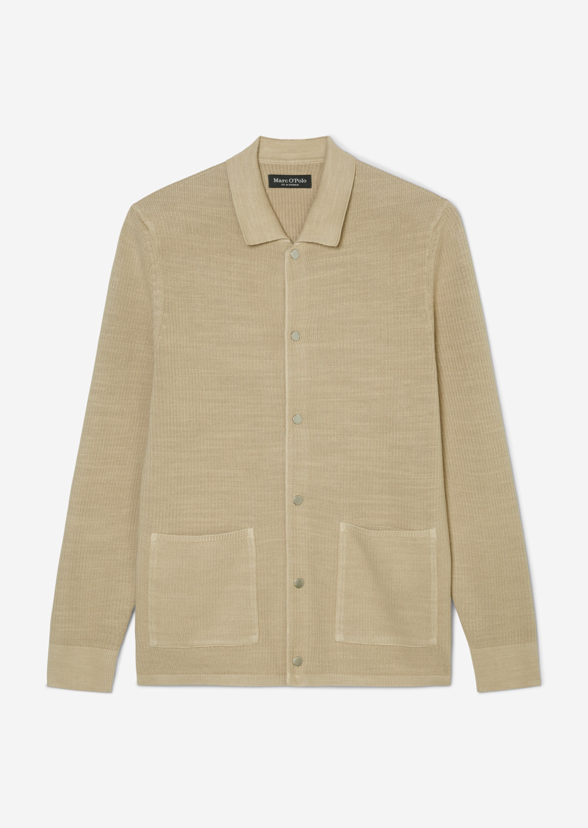 Strickjacke regularund Druckknöpfen