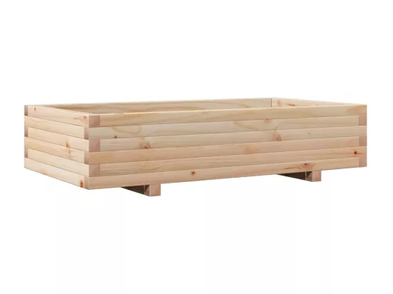 Jardinière bac lit surélevé bois marron 110 x 60 x 45438 cm 02_0037365