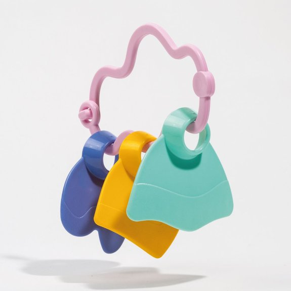 Hochet rose à manipuler - le rêveur