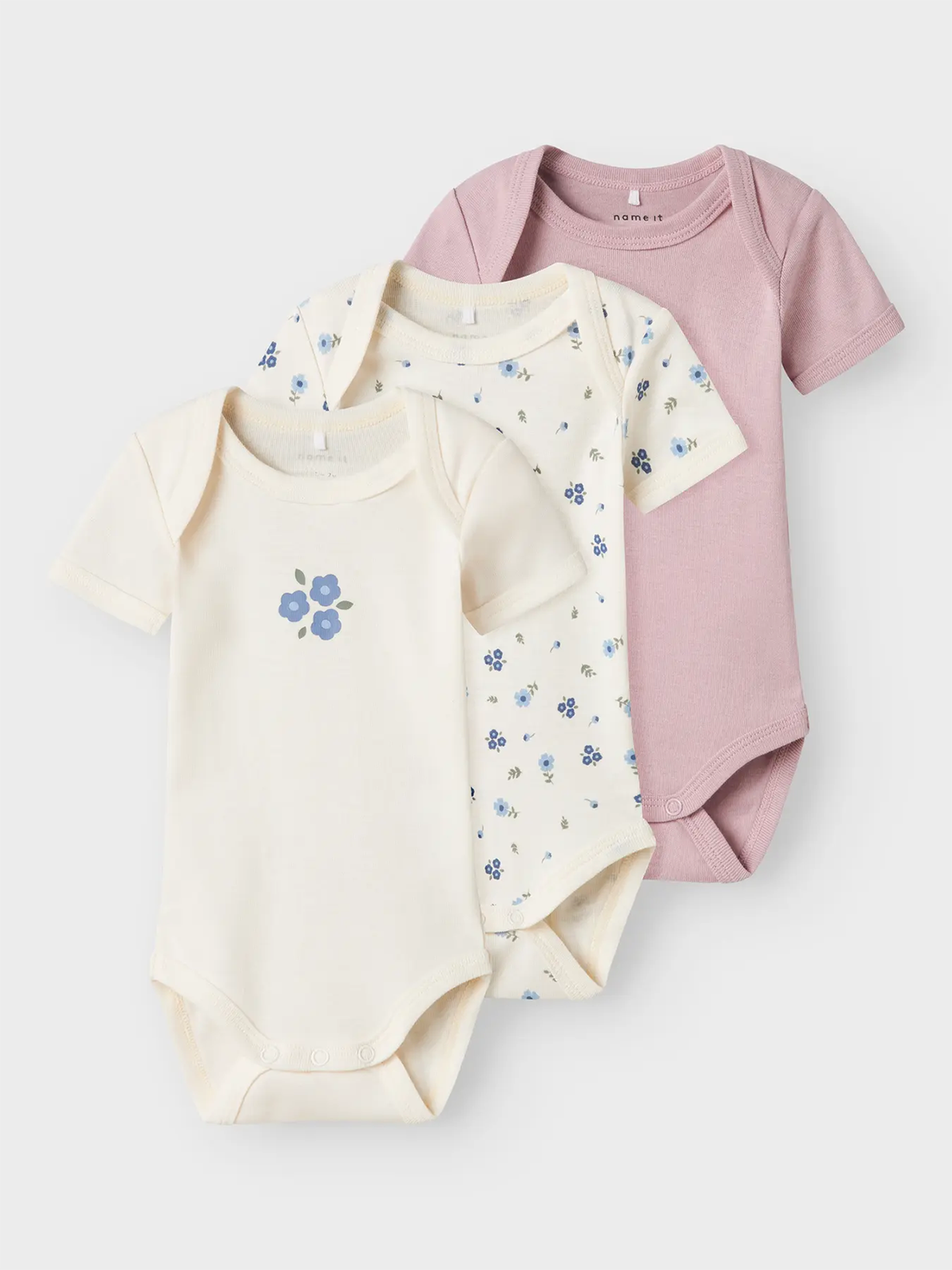 Body 3-Pack Short Sleeve Jet Stream Flower