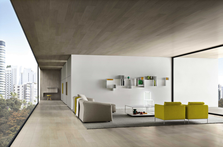 MDF Italia Randomissimo wandplank a/r geel