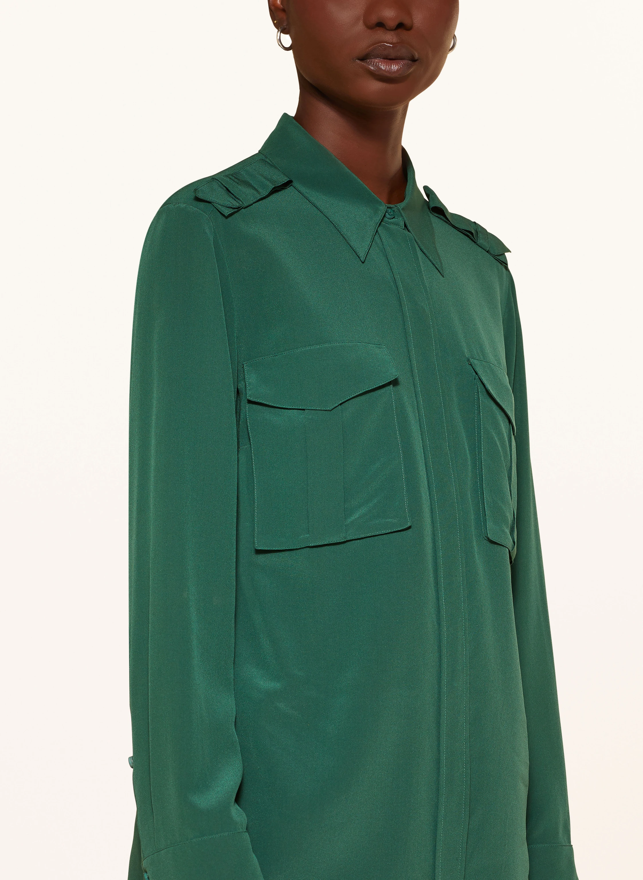 DOROTHEE SCHUMACHER Hemdbluse STRIKING VOLUMES aus Seide