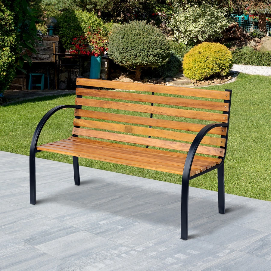 Outsunny Gartenbank natur