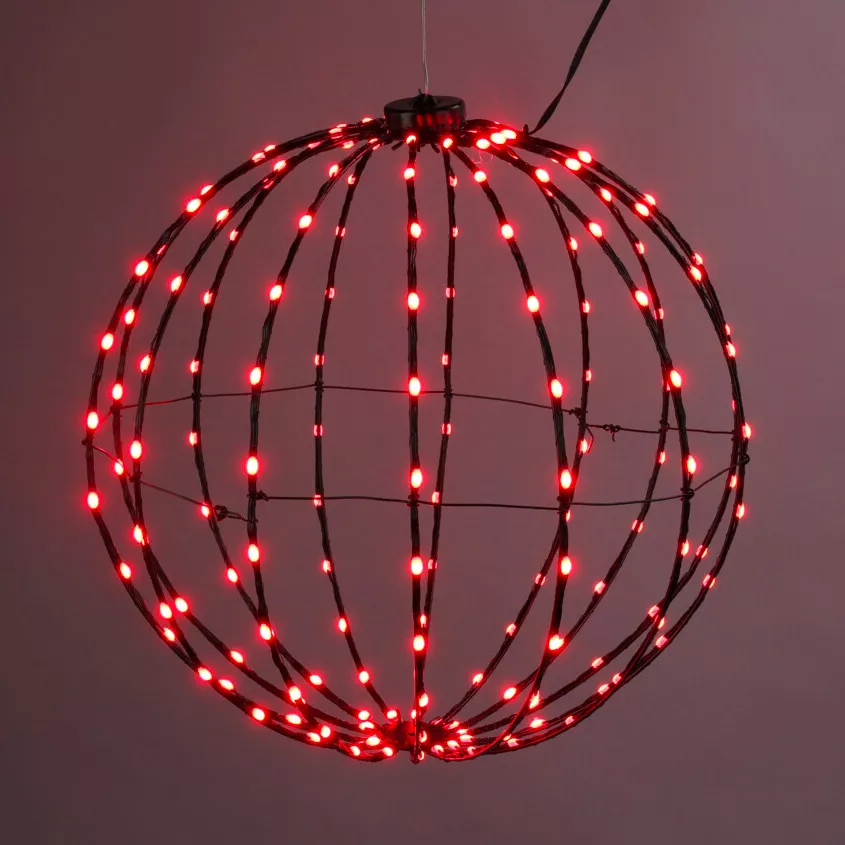 Ballon lumineux Digital 168 LED (D40 cm) Pliable Multicolore
