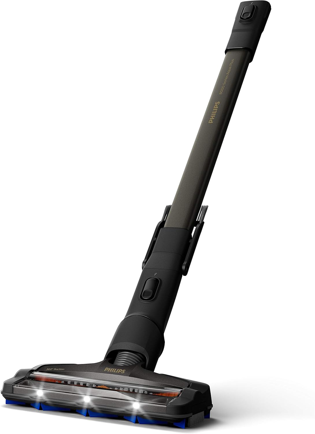 Philips Series 8000 Aqua Plus Kabelloser Staubsauger – Staubsauger, Wischer und Handstaubsauger mit 360-Grad-Saugdüse, bis zu 80 Minuten Laufzeit (XC8347/01)