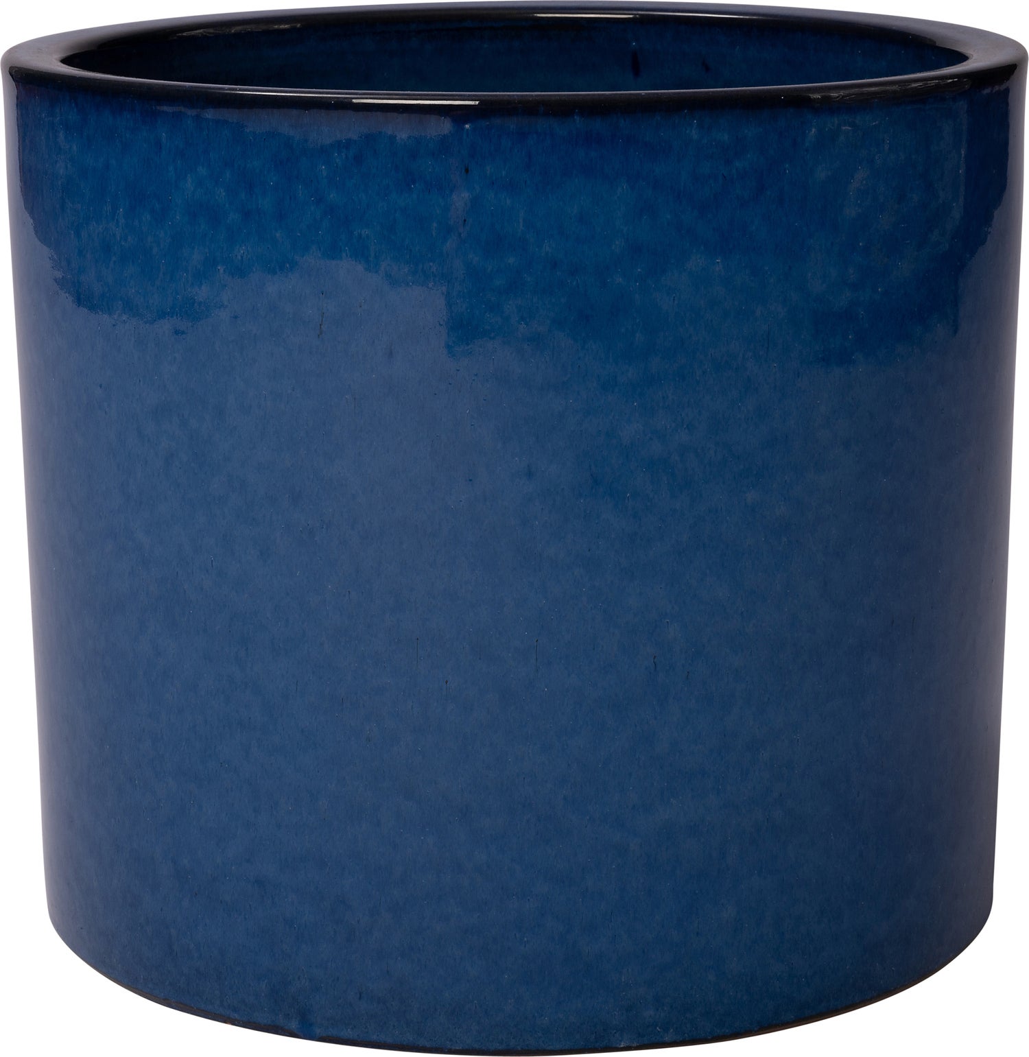 Intratuin bloempot Cilinder blauw D 24 H 21 cm
