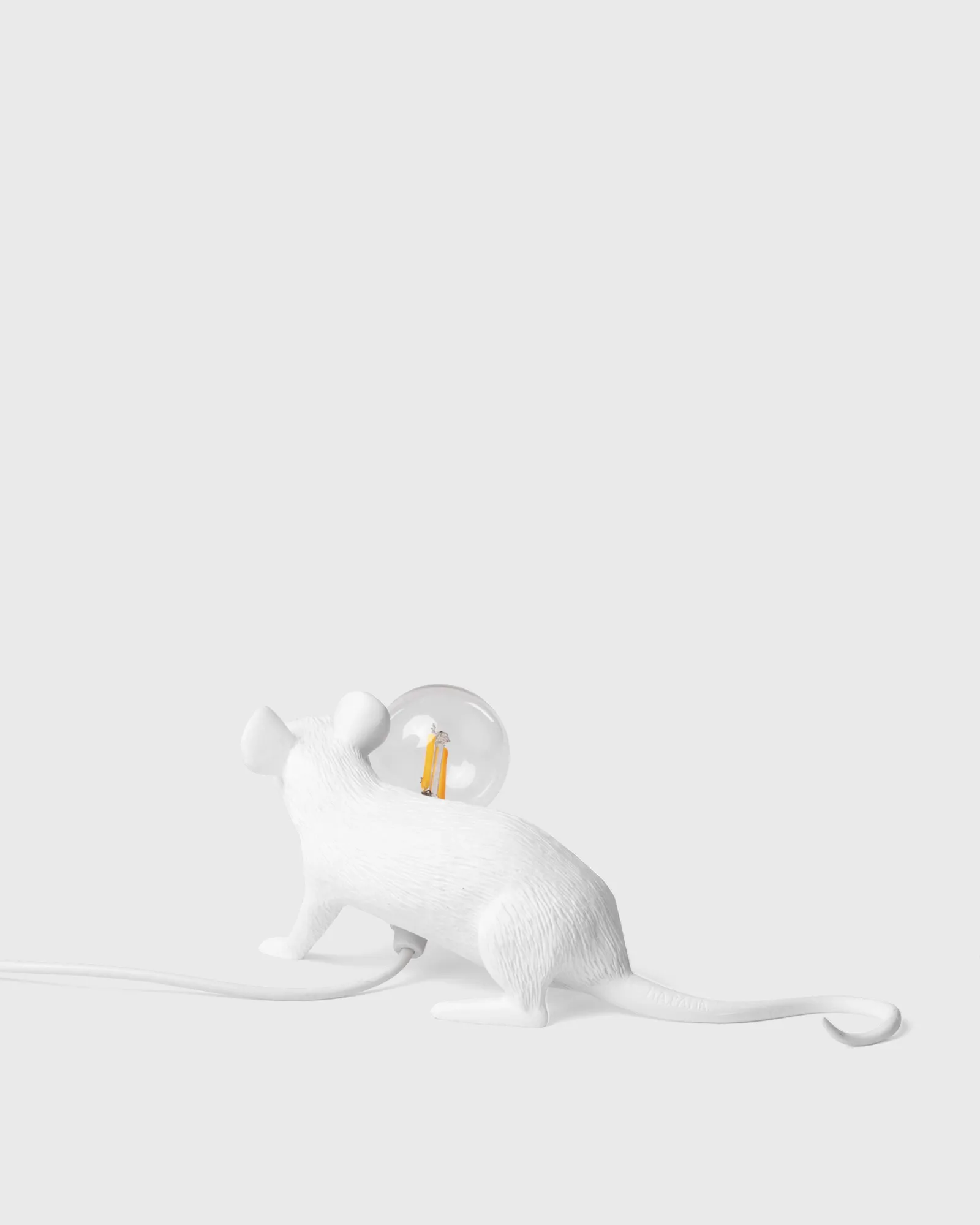 Seletti MOUSE LAMP#3-LOP RESIN LAMP - LIE DOWN USB - EU PLUG
