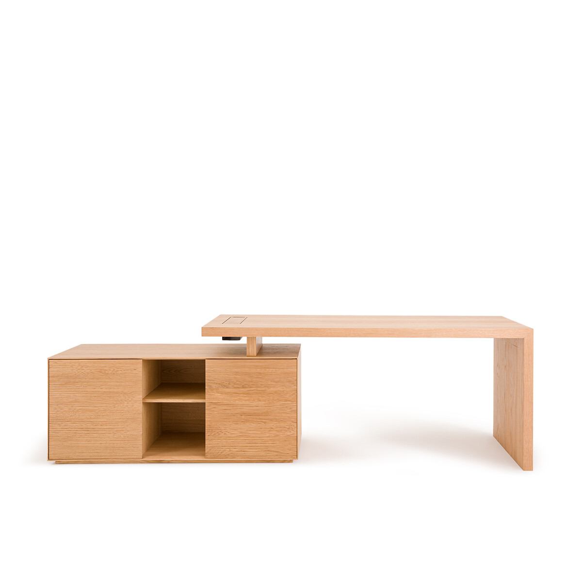 AM.PM<br>Base de mesa com 2 portas, carvalho e folheado, Mikube