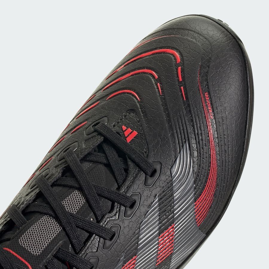 adidas Predator League TF Stealth Victory - Noir/Gris/Lucid Red