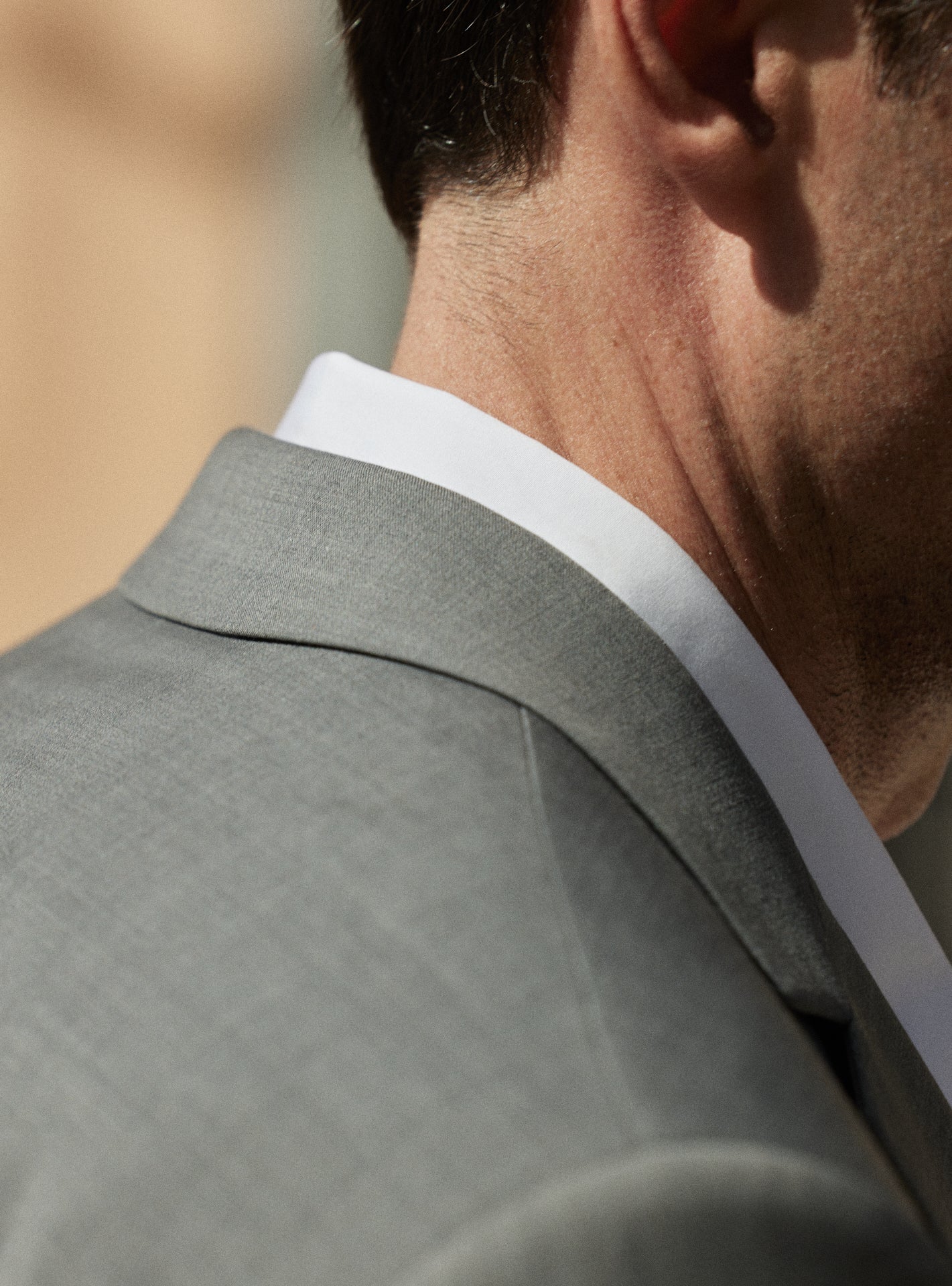 Veste de Costume en laine Jones Gris