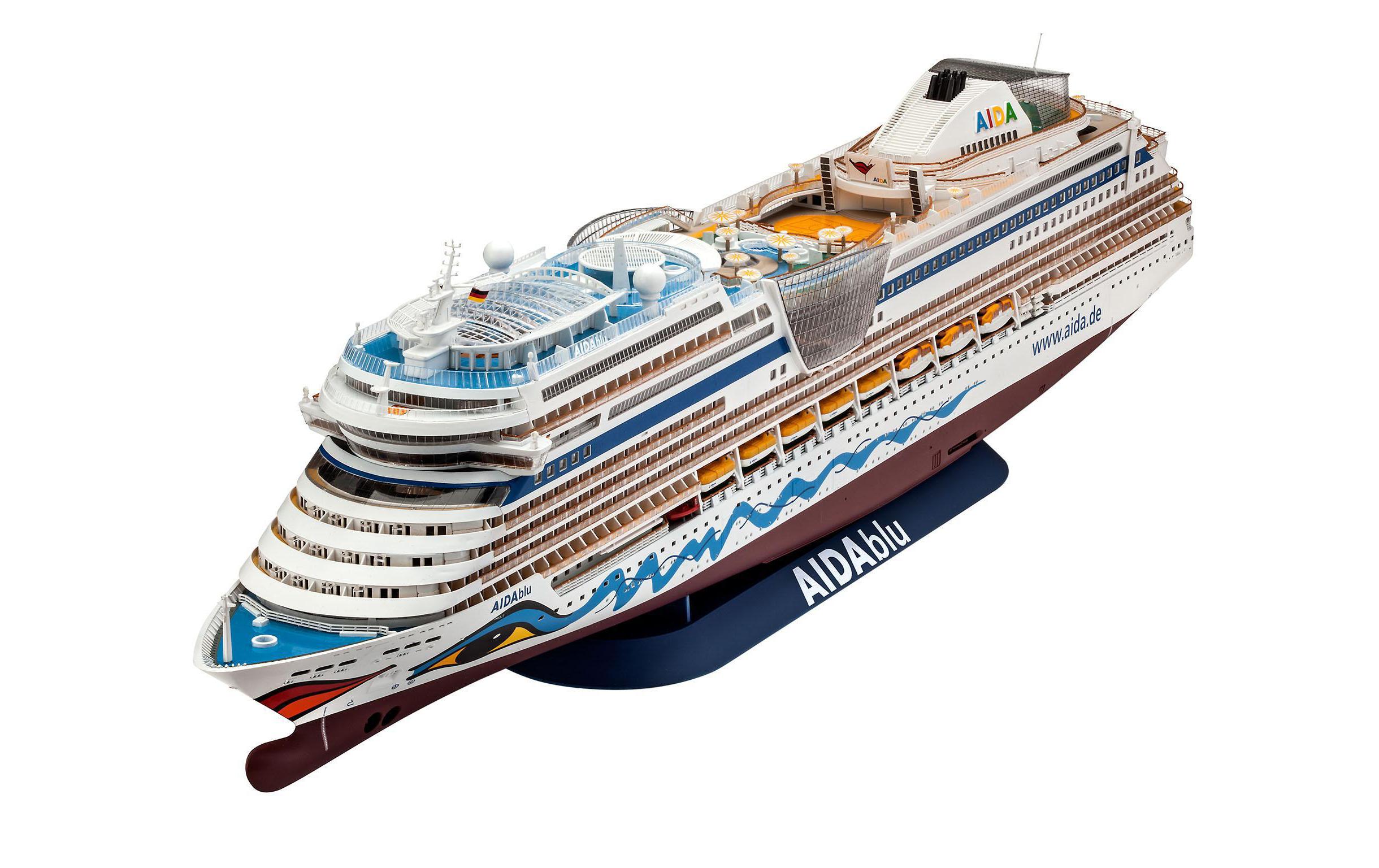 Bausatz AIDA (blu, sol, mar, stella) 1:400Kunststoff Modellbausatz