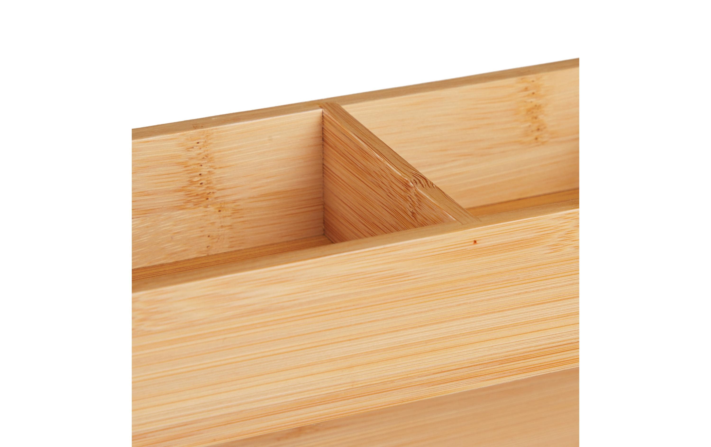 Teebeutel-Box 9 Fächer, HellbraunTee Organizer aus Bambus