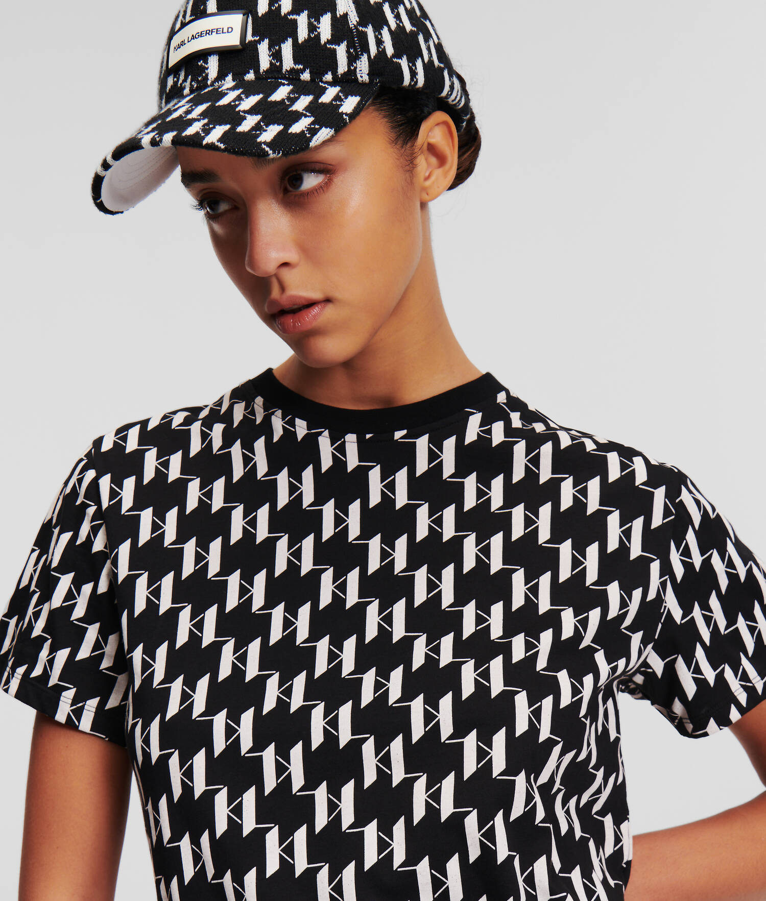 T-SHIRT IMPRIMÉ KL MONOGRAM FAÇON ALL-OVER