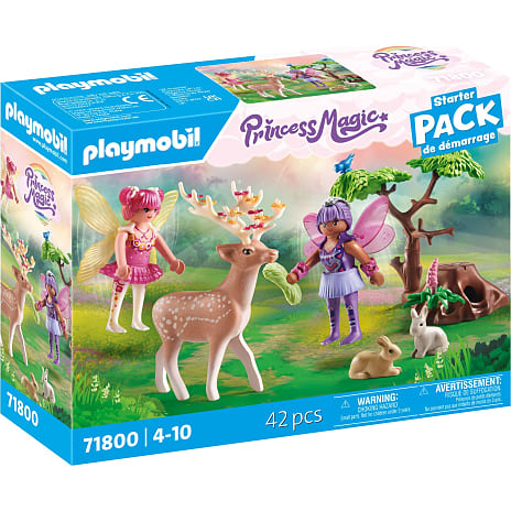 Playmobil feer med skovdyr 71800 42 dele