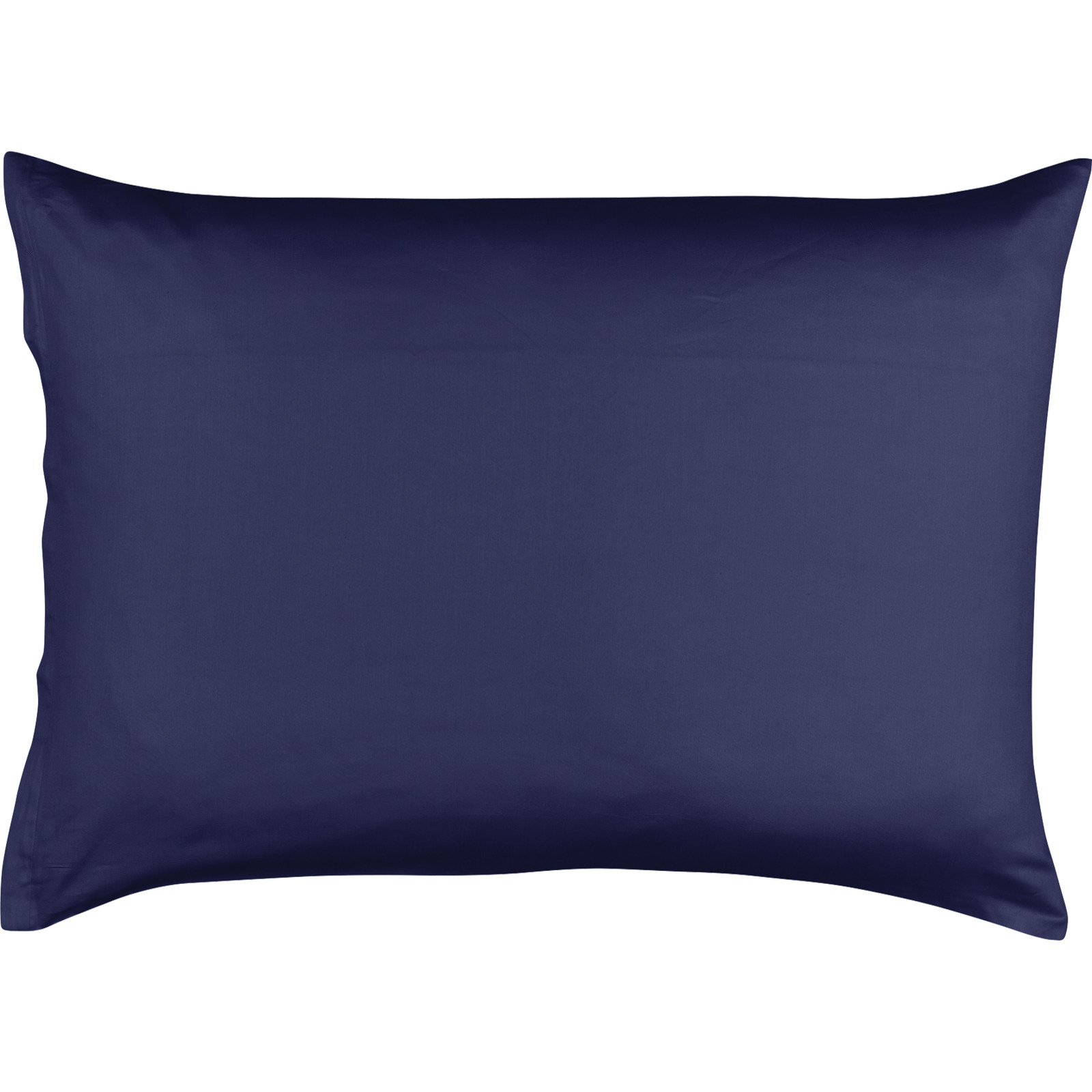 Bettwäsche Satin unifarben 200x210 Duvetbezug Franz, navy