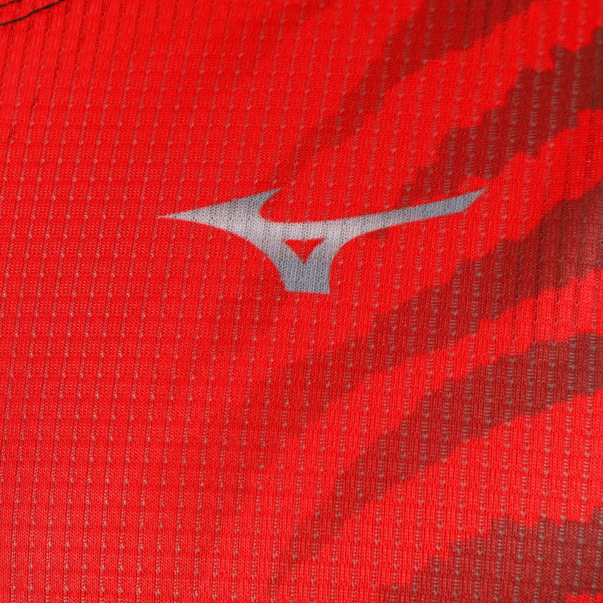 Mizuno DryAeroFlow Graphic Tank Maillot De Course Hommes - Rouge , Bleu