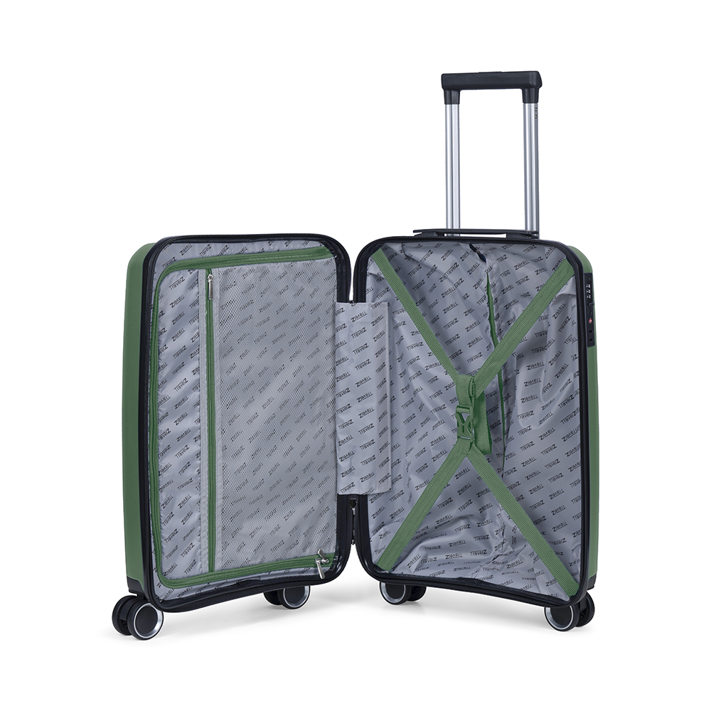 TravelZ Swinger 2-delige kofferset - Green