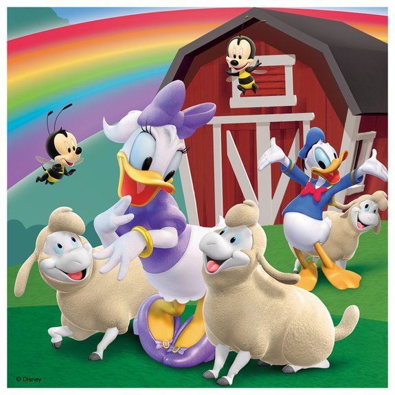 Puzzles 3x49 pièces - Tout le monde aime Mickey -