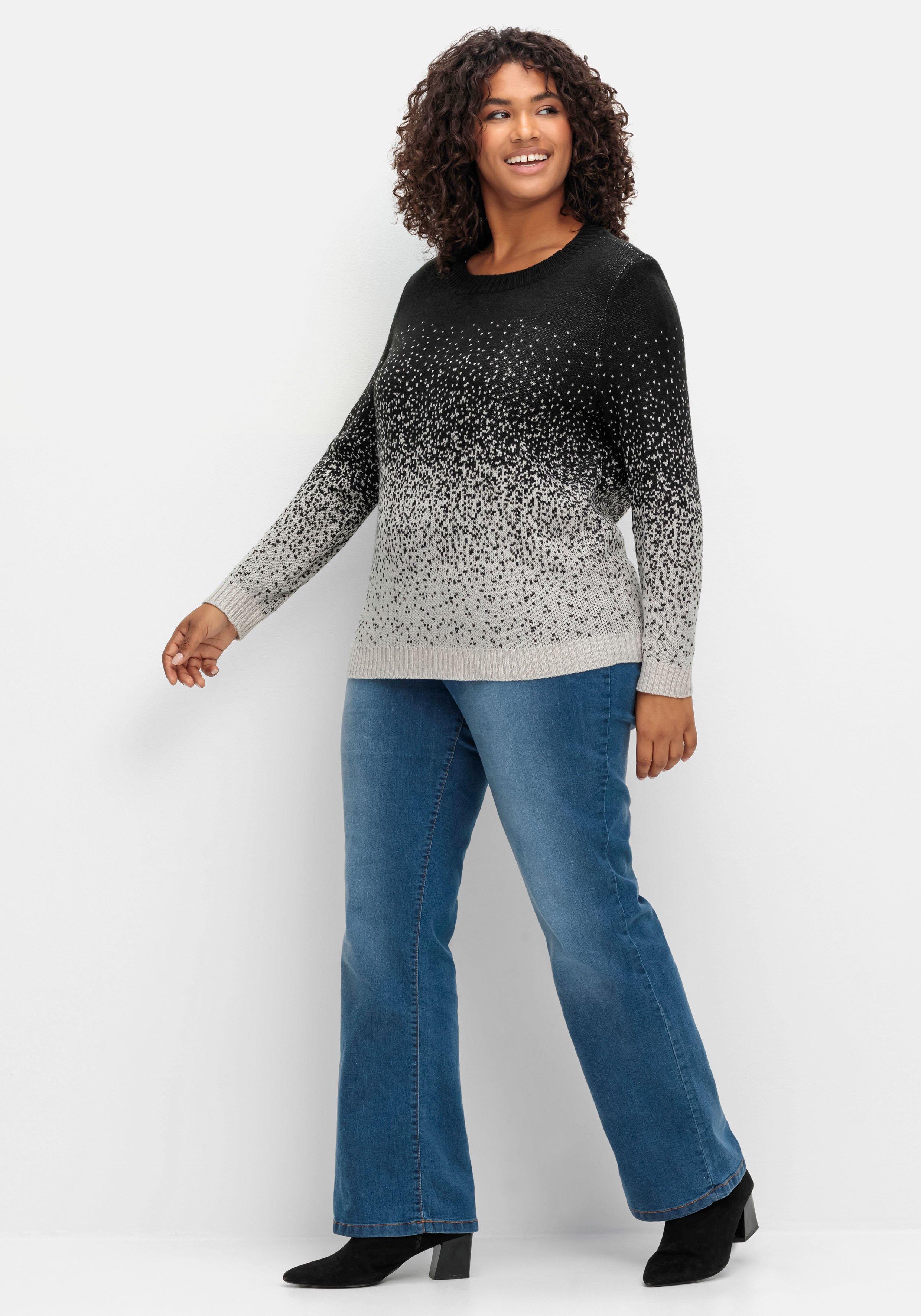 Pullover im Jacquardstrick, mit Farbverlauf