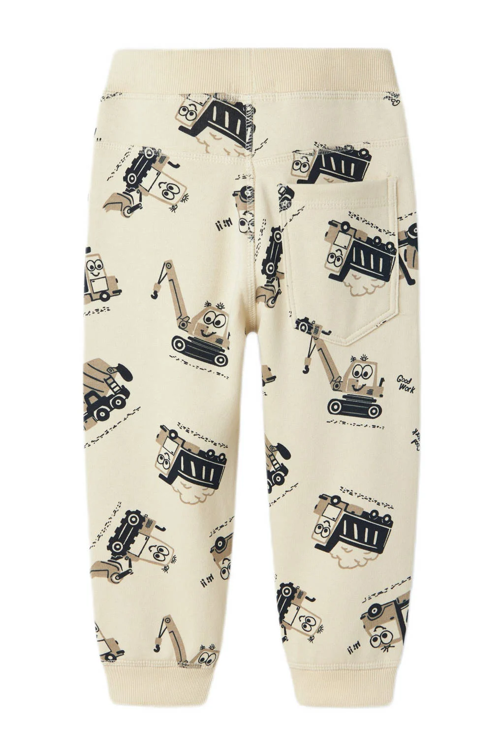 NAME IT joggingbroek NMMVIMO met all over print ecru