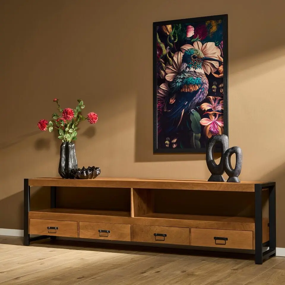 StarFurn - Tv meubel Boaz - 220 cm - naturel