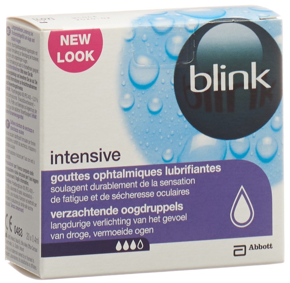 BLINK Intensive Tears Gtt Opht Unit Dose Monodos 0.4 ml