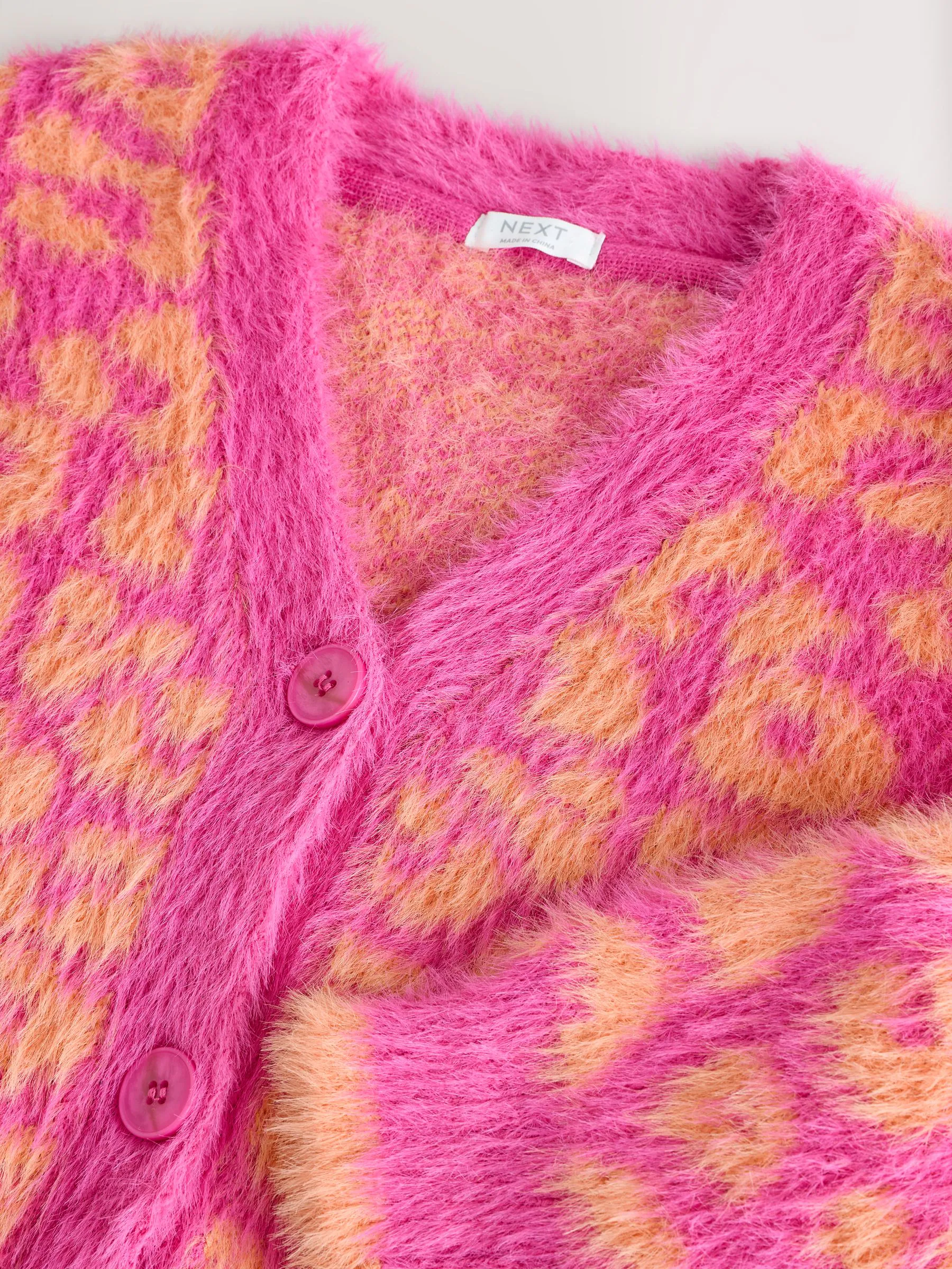 Pink and Orange Leopard - Rechthoekig vest (3-16jr)