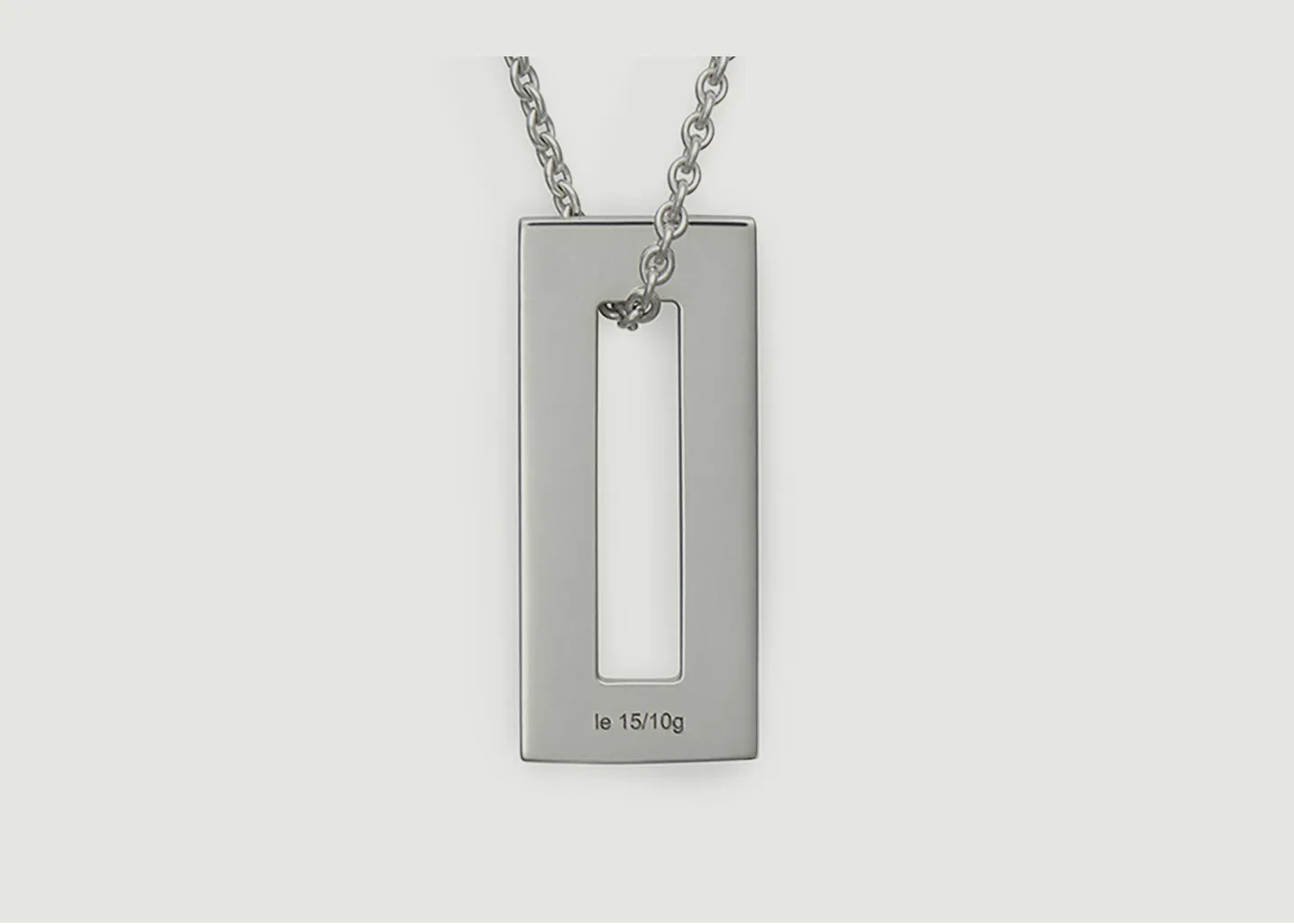 Collier Médaille 1,5 g Argent Brossé Le Gramme