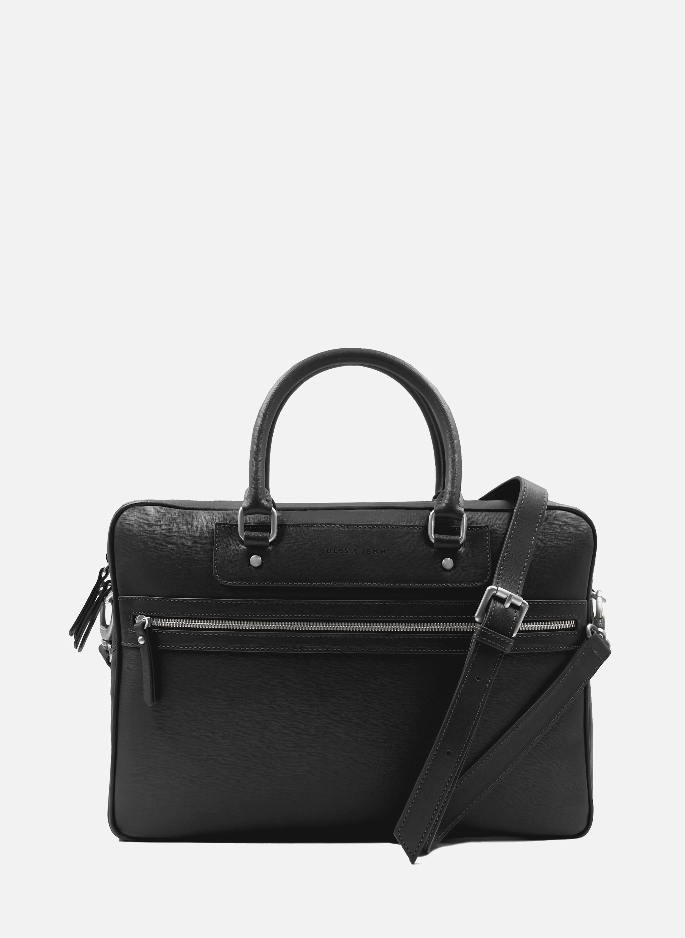 Sacoche cuir gravé | Noir
